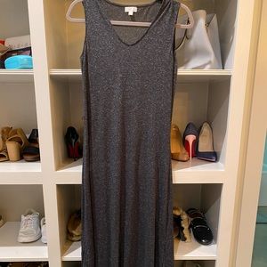 Maxi dress with slits